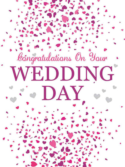 XL kaart - Congratulations On Your Wedding day