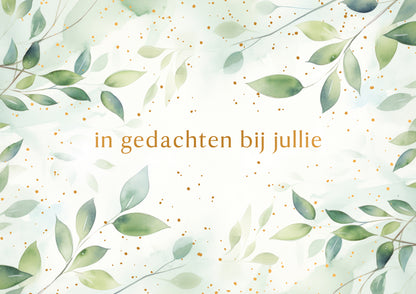 In gedachten bij jullie