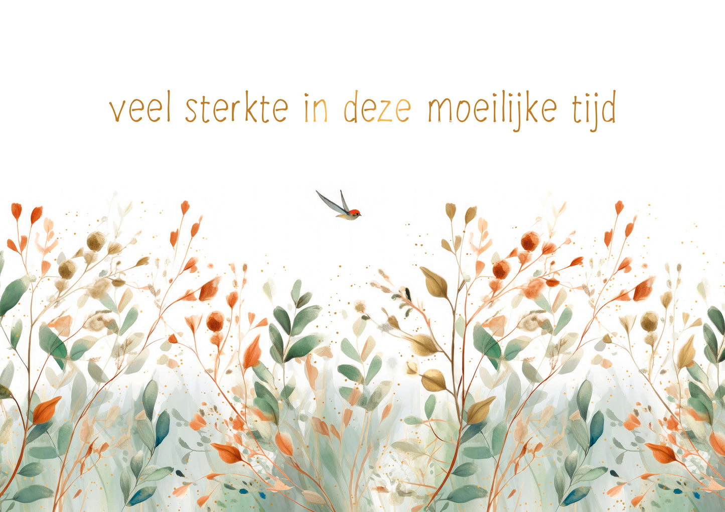 Veel sterkte in deze moeilijke tijd