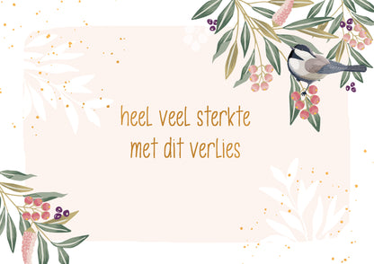 Heel veel sterkte met dit verlies