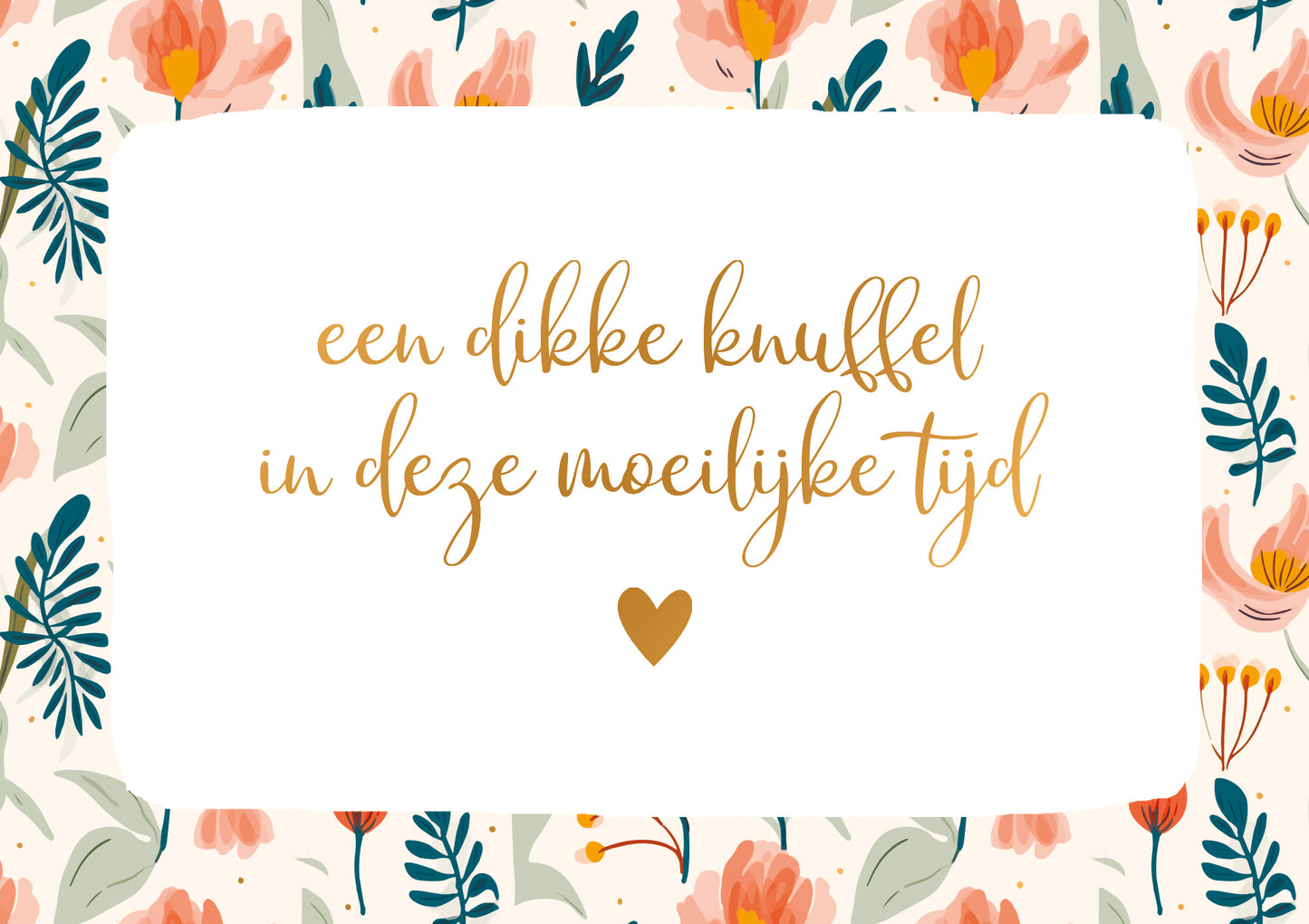 Een dikke knuffel in deze moeilijke tijd